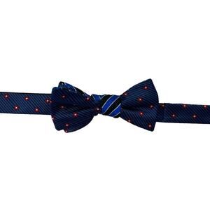 Troy James Boys Blue Red Bow Tie OS